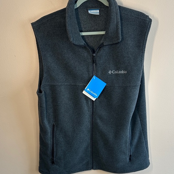 Columbia Other - Columbia Charcoal Sleeveless Fleece Jacket